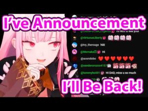 【森カリオペ】休養中に短い配信を実施、Grimoire blu-rayのリリースを発表