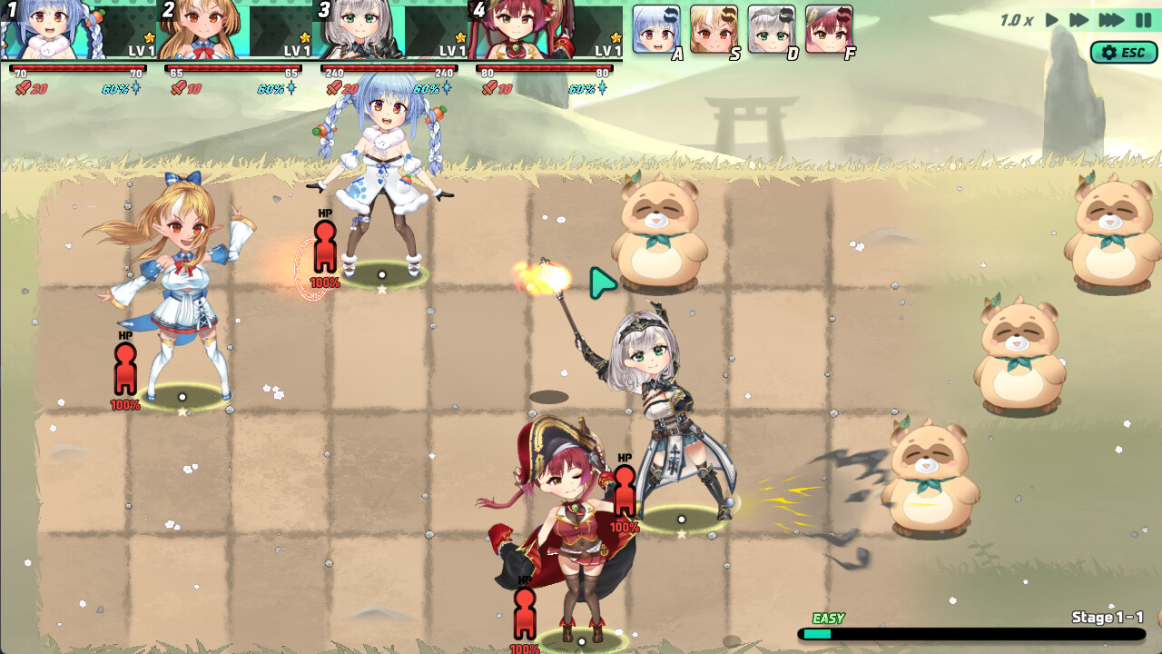 HOLOSAGA: Invasion of the HoloXのゲーム画面1