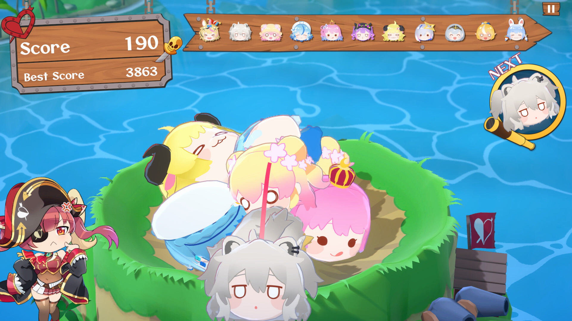 ホロライブお宝マウンテンのゲーム画面2