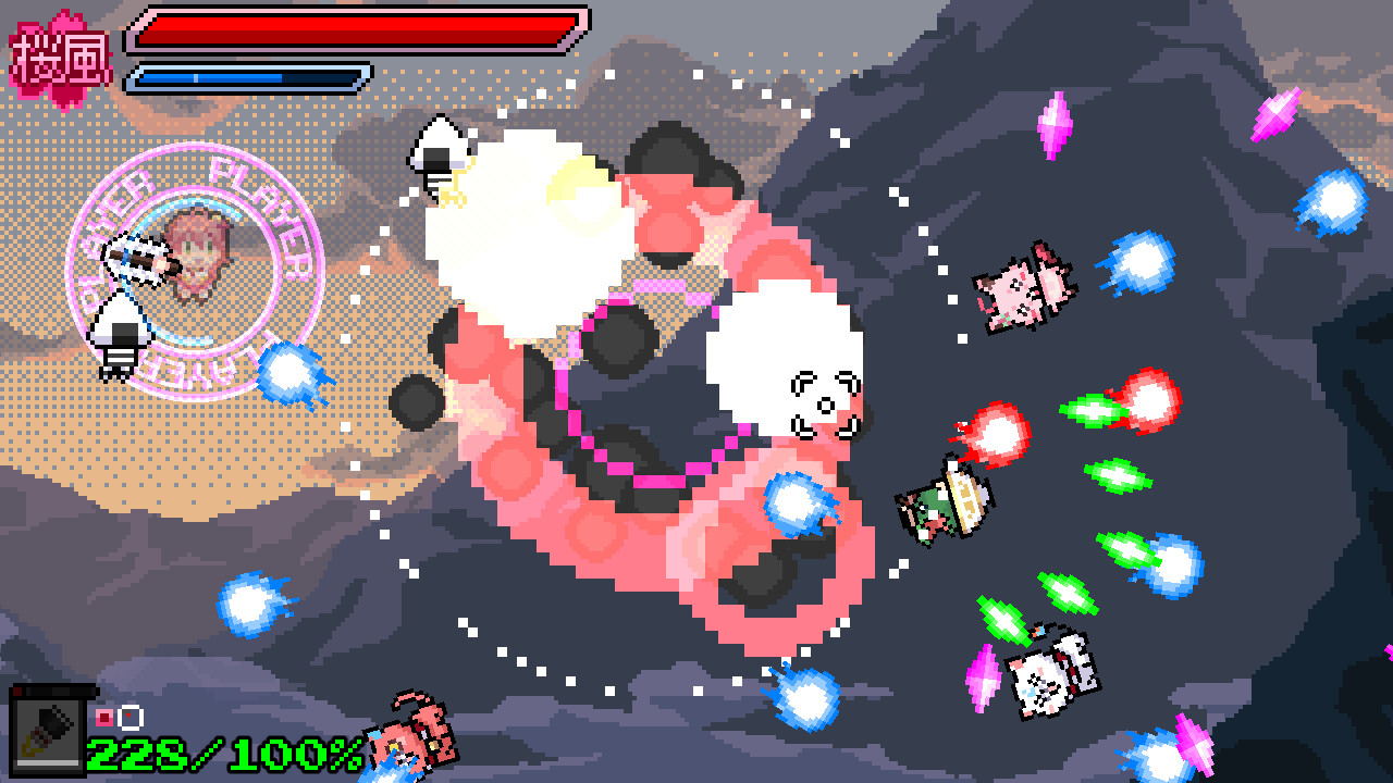 エリート陰陽師みこのゲーム画面1