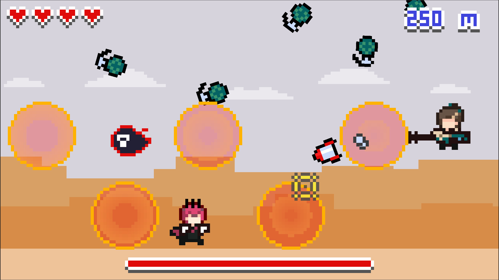 Jurard Runのゲーム画面1