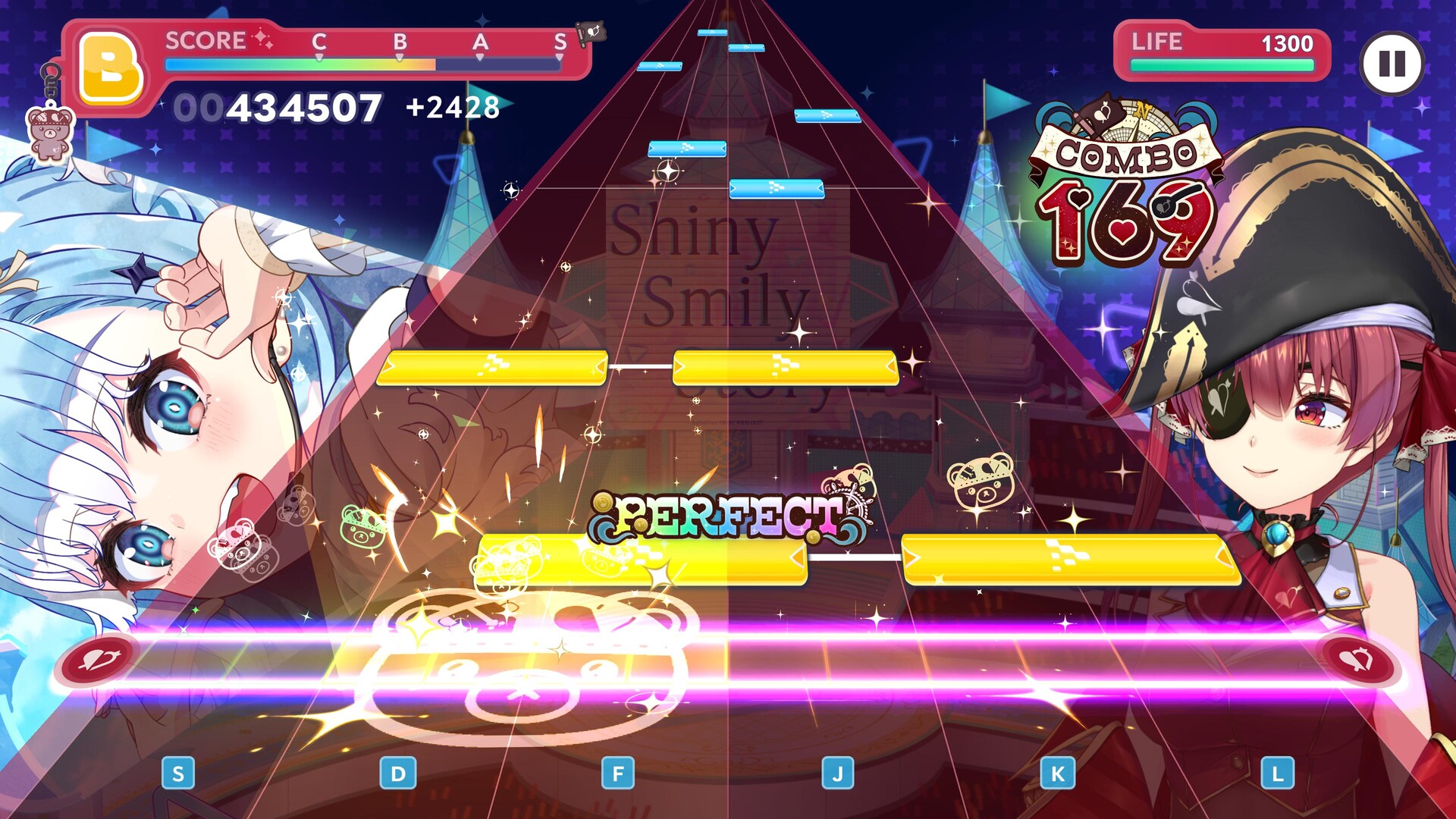 ホロライブドリームスのゲーム画面2
